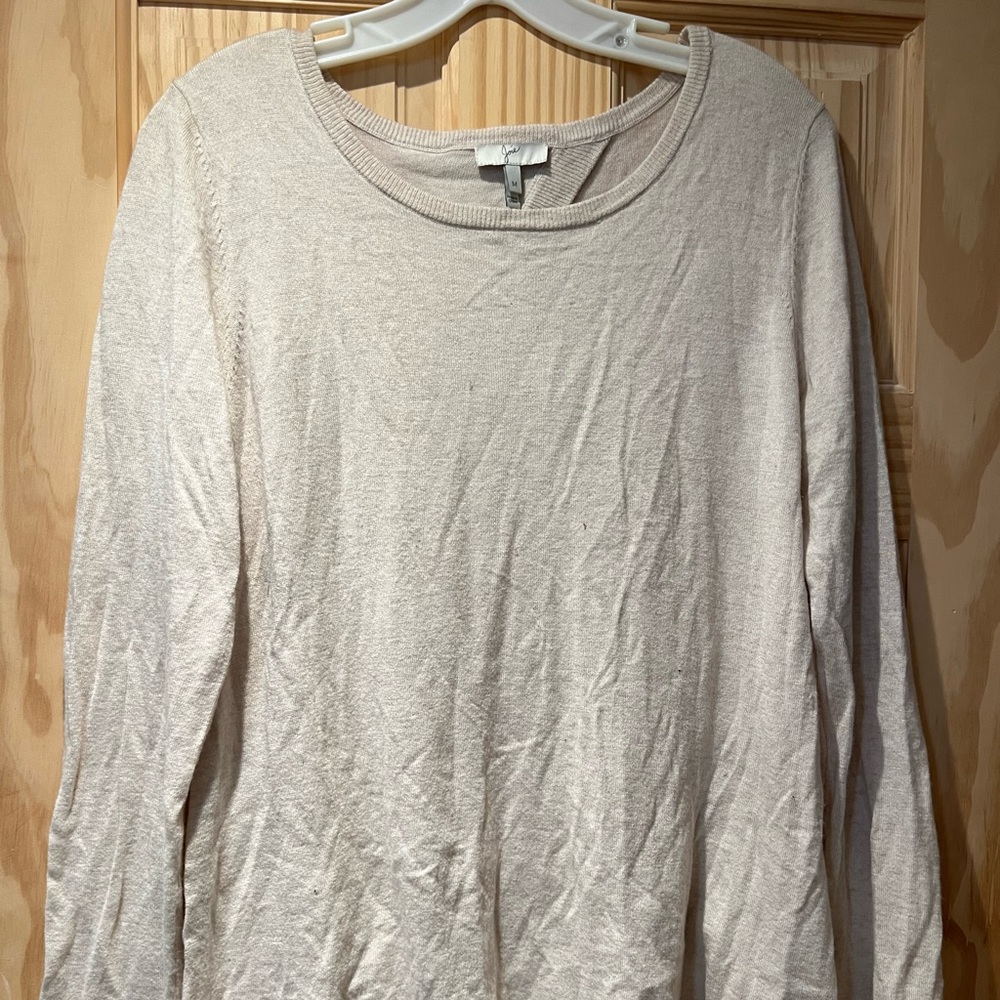 Tan long sleeve top